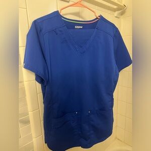 Blue scrub-Star scrub set.